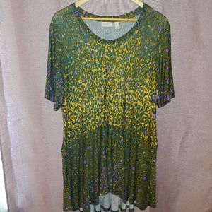 LOGO Cheetah Print Top